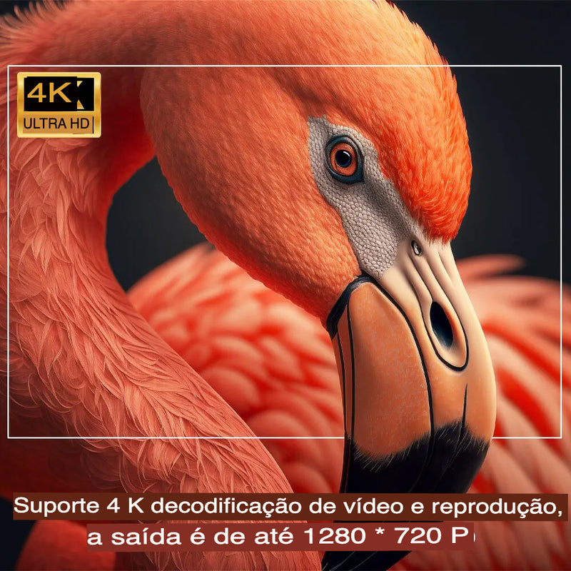 Projetor Portátil 4K (Conexão Android 11 e Wifi) - LANÇAMENTO