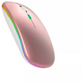 Mouse sem Fio Bluetooth Recarregável LED Kapbom