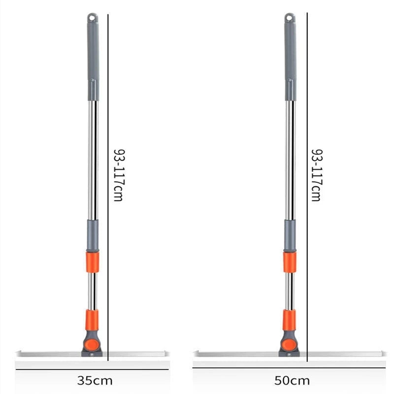 Vassoura-Rodo Mágica Retrátil Silicone