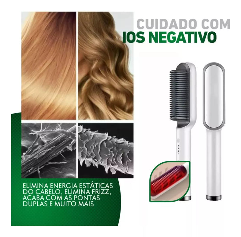 Escova Alisadora 3 em 1 - Beauty Hair