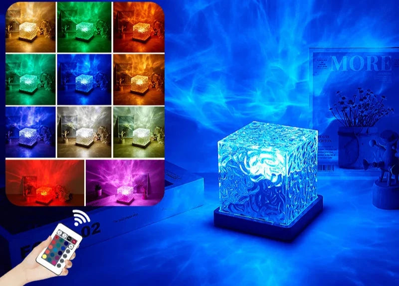 Luminária Cubo Mágico de Luz (16 Cores RGB)