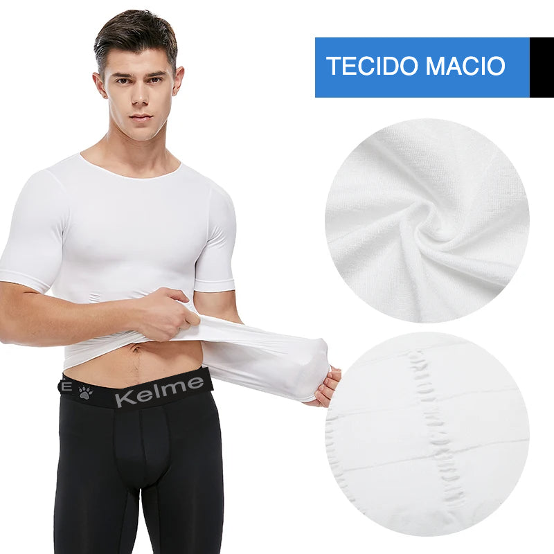 Camiseta Corretor de Postura Masculino - Emagrecimento e Modelagem Corporal