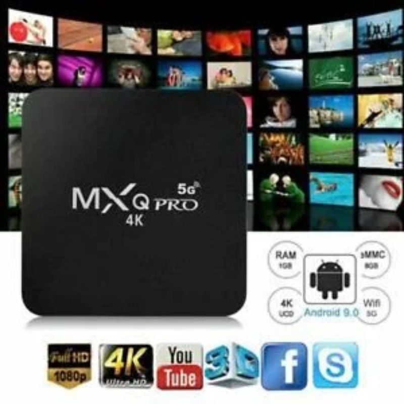 Tv Box MXQ Pro 4k 5g (Controle Remoto Android 11)