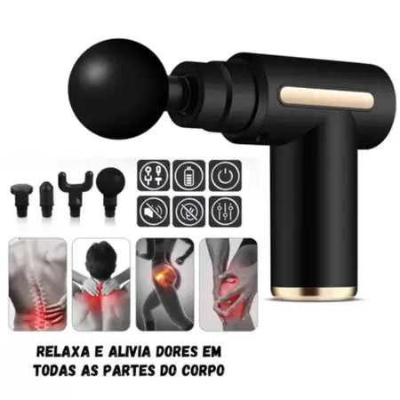 Pistola de Massagem para Relaxamento Muscular